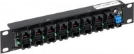 Akcesoria do szaf serwerowych - Delta Delta PATCH PANEL POE-8/R10 POE-8/R10 - miniaturka - grafika 1