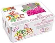 Formy do ciast - Unbekannt ScrapCooking 3986 Box metalowy 36 foremka do wycinania tworzyw sztucznych ABC, 012 tworzywo sztuczne Jednostka wielokolorowa 19,5 x 13 x 8 cm 36 (S) 3986 - miniaturka - grafika 1