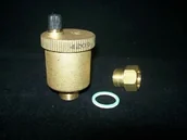 Głowice termostatyczne - Caleffi 5021 odpowietrznik 1/2, z blokadą - miniaturka - grafika 1