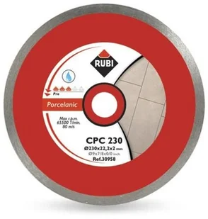 RUBI tarcza tnąca CPC PRO 250mm na mokro 30959 - Tarcze do pił - miniaturka - grafika 2