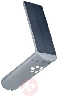 Paulmann Outdoor Solar kinkiet Ilias IP443000K 100l0m czujnik ruchu Szary-alu 94261 - Lampy ogrodowe - miniaturka - grafika 5