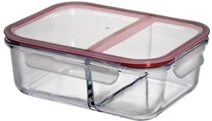 Kuchenprofi Lunch box M, bordowy, przezroczysty, 20x15x7 cm - Pojemniki kuchenne - miniaturka - grafika 6