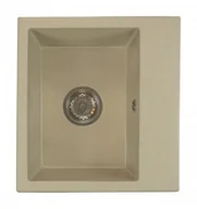 Zlewozmywaki - Brado Zlewozmywak granitowy DON beżowy donbe - miniaturka - grafika 1