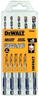 Wiertła - Dewalt DeWALT zestaw 5-częściowy, odporna na uderzenia, 1 sztuki, srebrny, dt60099-QZ wiertło wielofunkcyjnych DT60099-QZ - miniaturka - grafika 1