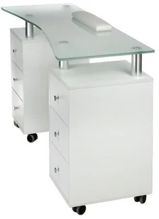 Beauty System Stolik do manicure BD-3425-1 BIAŁY BD-3425-1 WHITE - Stoliki do manicure - miniaturka - grafika 3