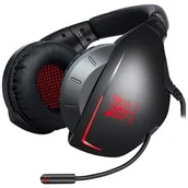 Słuchawki - ONIKUMA K7 Czarno-czerwone - miniaturka - grafika 1