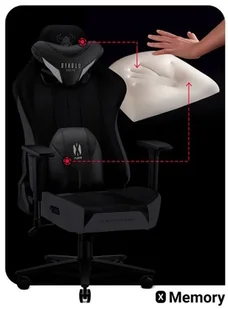 Diablo Chairs Fotel gamingowy Diablo X-Player 2.0 materiałowy Kids Size Diablo X-Player 2.0 Kids Size - Fotele gamingowe - miniaturka - grafika 50