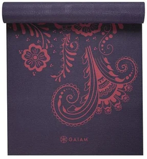 GAIAM Mata do jogi SWIRL Aubergine 6 mm Gaiam 62892 - Maty do jogi - miniaturka - grafika 2