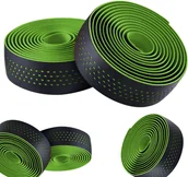 Akcesoria rowerowe - MERIDA Owijka kier. czarno-zielona + korki - miniaturka - grafika 1