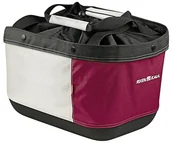 Koszyki rowerowe - KlickFix KlickFix Shopper Alingo GT Koszyk na zakupy do systemu Racktime, red/creme  2021 Kosze na bagażnik 0310RCR - miniaturka - grafika 1