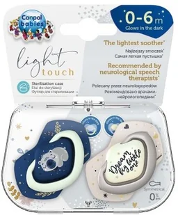 Canpol babies Smoczek silikonowy niemowlęcy 5O42AK 5O42AK SAM  ONE SIZE - Smoczki uspokajające - miniaturka - grafika 2