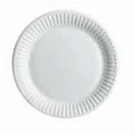 Naczynia i sztućce jednorazowe - OFERTA DODATKOWA - CHEMIA Talerz Papierowy Jednorazowy 100szt 18cm Okrągły OFE000314 - miniaturka - grafika 1