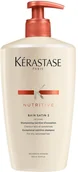 Szampony do włosów - Kerastase Nutritive Bain Satin 2 kąpiel do włosów suchych i wrażliwych 500m 15742 - miniaturka - grafika 1