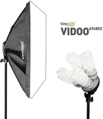 Inne akcesoria studyjne - CineGEN Lampa światła stałego SOFTBOX 60x90cm 4x 85W 230cm Vidoo-69882 - miniaturka - grafika 1