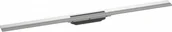 Odpływy liniowe - HANSGROHE 56046800 RainDrain Flex Element zewnętrzny odpływu 100 cm z możliwością przycięcia i do montażu w podłodze stal szlachetna szczotkowana - miniaturka - grafika 1
