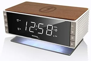 Technoline Z powierzchnią ładowania Qi Retro WT487 bezprzewodowa ładowarka, wygląd drewna, 16,5 x 8 x 9,3 cm - Radiobudziki Technoline Z powierzchnią ładowania Qi Retro WT487 bezprzewodowa ładowarka, wygląd drewna, 16,5 x 8 x 9,3 cm - Radiobudziki - miniaturka - grafika 1