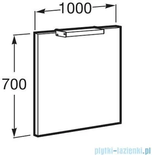 Roca Victoria-N Family lustro 100x70cm A812335406 - Lustra - miniaturka - grafika 2