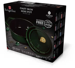 Berlinger Haus Lumarko Mini garnek żeliwny 550ml bh-6505 BH-6505 Kinghoff - Garnki - miniaturka - grafika 6