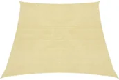 Parasole ogrodowe - vidaXL Żagiel przeciwsłoneczny, 160 g/m, beżowy, 3/4x2 m, HDPE vidaXL - miniaturka - grafika 1