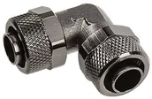 Chłodzenie wodne - Nero Śruba łącznik L wąż do 13/10 mm  czarny nikiel 4049469044930 - miniaturka - grafika 1