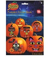 Halloween - Amscan 241856 dynia naklejka książka - miniaturka - grafika 1