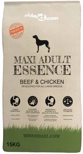 vidaXL Maxi Adult Essence Beef & Chicken wołowina 15 kg - Sucha karma dla psów - miniaturka - grafika 4