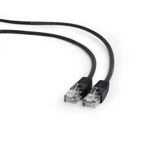 Gembird patch cord RJ45 (osłonka zalewana, kat. 5e, UTP, 5m, czarny) PP12-5M/BK - Patchcordy - miniaturka - grafika 6