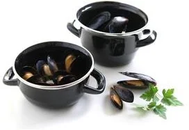 Hendi Garnek emaliowany do małży z pokrywką 2,3 l *produkt na zamówienie 625002 - Akcesoria gastronomiczne - miniaturka - grafika 2