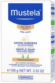 Kosmetyki kąpielowe dla dzieci - Mustela Delikatne mydło z Cold-Cream 100g - miniaturka - grafika 1