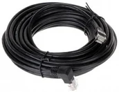 Kable - ABCVISION Patchcord RJ45/10-PK/B czarny kat.5e 10m RJ45/10-PK/B - miniaturka - grafika 1