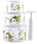 Akcesoria do karmienia - Baby Monsters Baby Monsters zestaw pojemników próżniowych BMBZ-8681O - miniaturka - grafika 1