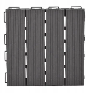 Podest tarasowy 30 x 30 cm grafitowy 8 sztuk - Podesty i deski tarasowe - miniaturka - grafika 3