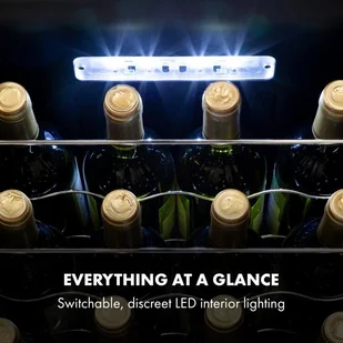 Klarstein HEA-Shiraz 24 slim - Chłodziarki do wina - miniaturka - grafika 8