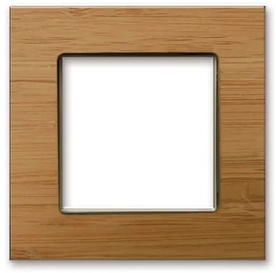 SOMFY Somfy 9015026 ramka 50x50 do radiowego pilota Smoove, kolor jasny bambus ciemny 9015026 - Systemy inteligentnych domów - miniaturka - grafika 2