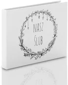 Pudełka i akcesoria na płyty CD - Pudełko na pendrive drewniany TS Nasz Ślub B&W - miniaturka - grafika 1