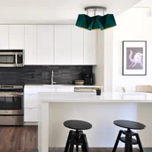 Lampy sufitowe - LYSNE Plafon do kuchni MINORKA GOLD 14599/73 - miniaturka - grafika 1