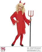 Stroje karnawałowe - WIDMANN Andreas 02517, kostium dla dziewczynki "teufelin" w rozmiarze 140 od 9 do 11 lat - miniaturka - grafika 1