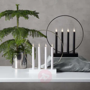 Eglo Eglo 410979 - Świecznik bożonarodzeniowy GLOSSY 4xE10/3W/230V biały - Oświetlenie świąteczne - miniaturka - grafika 5