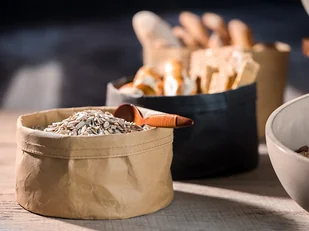 APS Worek bufetowy na pieczywo, beżowy, 200 mm | Paperbag 30450 - Wyposażenie lokali gastronomicznych - miniaturka - grafika 4