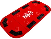 Zestawy do pokera - MAKSTOR.pl CZERWONY BLAT STÓŁ DO POKERA 160x80CM POKER KASYNO 2003013 (20030131) - miniaturka - grafika 1
