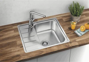 Blanco LEMIS 45 S-IF Mini Stal szczotkowana, odwracalny (525115) - Zlewozmywaki - miniaturka - grafika 2