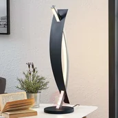 Lampy stojące - Lampenwelt COM Lampa stołowa LED Marija rustykalna, rdzawa - miniaturka - grafika 1