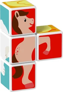 Geomag Zestaw Geomag Magicube Zwierzęta domowe GEO132 871772001324 - Klocki - miniaturka - grafika 7