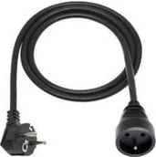 Przedłużacze i rozgałęźniki - Elgotech Przedłużacz 1 gniazdowy z uziemieniem 3x1 5m Czarny EPS-15-2 - miniaturka - grafika 1