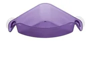 Pojemniki łazienkowe - Koziol Boks Fioletowy Organizer Łazienkowy Narożny Plastikowy W96h - miniaturka - grafika 1