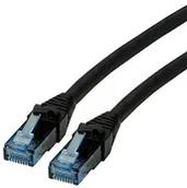 Kable miedziane - Rotronic ROLINE UTP LAN kabel sieciowy CAT 6 A Component Level lsoh| Ethernet kabel sieciowy z wtyczką RJ45 | czarny 1 m 21152751 - miniaturka - grafika 1