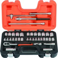 Zestawy narzędziowe - BAHCO zestaw kluczy nasadowych metrycznych i calowych 3/8'', 38 szt. [S380] - miniaturka - grafika 1