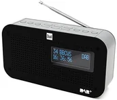 Radia - Dual DAB 71 Portables Digital Radio (FM/DAB + tuner, funkcja pamięci stacji, wyświetlacz LCD, zasilanie sieciowe lub bateryjne) Czarny 74872 - miniaturka - grafika 1