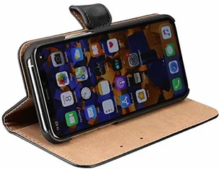 Mumbi etui z prawdziwej skóry, kompatybilne z iPhone 11 Pro Max, skórzane, białe Apple iPhone 11 Pro Max (6.5 Zoll) - Etui i futerały do telefonów - miniaturka - grafika 3