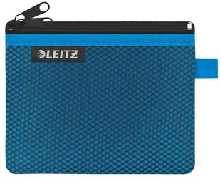 Leitz Koszulka z suwakiem z dwoma przegródkami WOW, rozmiar S, niebieska 40110036 - Koszulki na dokumenty - miniaturka - grafika 2
